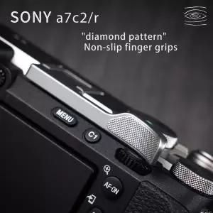 소니 A7C2 A7CR A7C 카메라 핸드 그립용 알루미늄 메탈 핫슈 엄지업 그립