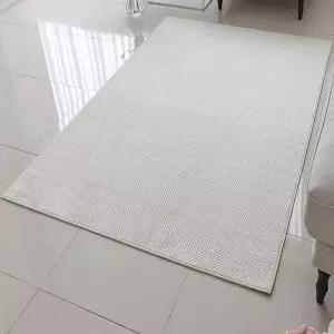 [하프클럽/알티피아]슈마켓 와플 극세사 카페트 러그 아이보리150X200