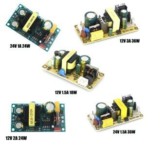 AC 220v ~ 12V 전원 공급 장치 모듈 정밀 벅 컨버터 어댑터 18W 36W 스텝 다운 변압기