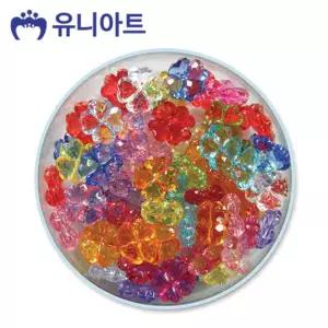 유니아트 5000 (모양비즈42번) 크리스탈비즈 (크로바)