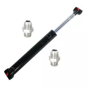 더블 액팅 범용 유압 실린더 2900-3600 PSI 크롬 도금 피스톤 로드 스트로크 12 핀 1.0