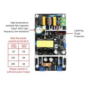 AC 100-240V/DC 141-339V ~ 18-33V/1.25-31V 스위치 전원 공급 장치 180W 모듈 벅 컨버터 이중 출력 키트