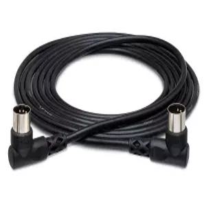 Hosa MID-303RR 직각 MIDI 케이블 5핀 DIN to Same 3피트