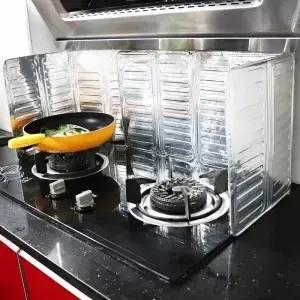 1 Pcs 주방 용품 스토브 방지 스플래시 가드 보드 항목 이동식 요리 튀김 가스 액세서리 도구