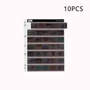 10pcs 35mm 120/135 네거티브 필름 보관 페이지 무산소 가방 흑백 컬러 슬라이드 보존 장치 장기
