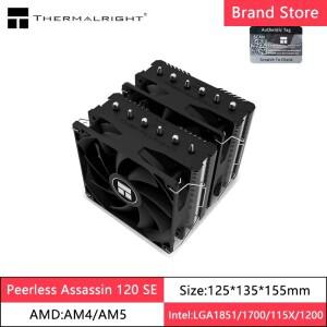 Thermalright Peerless Assassin 120 히트 파이프 공냉식 라디에이터 6 더블 타워 LGA1700용 이중 팬 상단