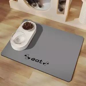 규조토 강아지 식기 매트 사각 60x40cm