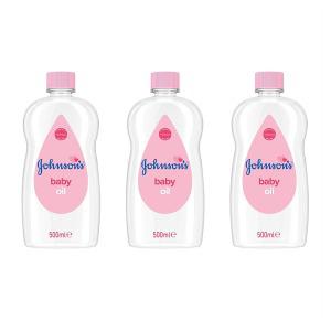 Johnsons Baby Oil 존슨즈 베이비 오일 무향 500ml 3개