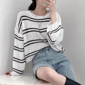 네츄럴 여리핏 단가라 크롭니트