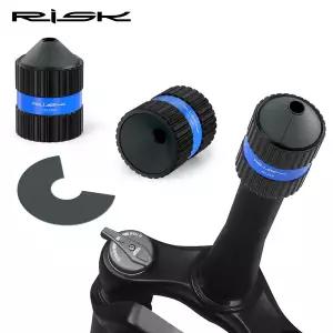 RISK 자전거 포크 버 제거기 사포 내장형 외부 트리머 튜브 엔드 그라인딩 시트포스트 그라인더 모따기 도