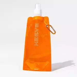 KEEVE 휴대용 접이식 물통 스포츠 등산 물병 물 파우치