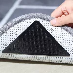 4개 카페트 모서리 밀림 방지 패드 논슬립 고정 매트