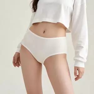 [하프클럽/]여성 햄라인 팬티 순면 위생속옷 여자 모달 속옷 생리대 착용 데