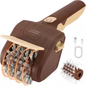 700 RPM 출력의 무선 충전식 바비큐 클리너 전기 그릴 브러시 야외 청소용 분리형 식기세척기 사용 가능
