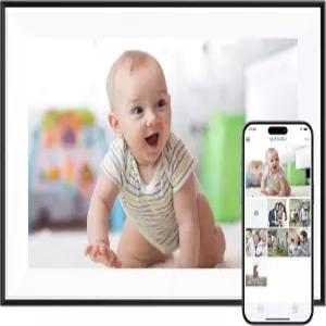 Dragon Touch 10.1 WIFI 디지털 액자 - 1280*800 HD IPS 터치 스크린 사진 자동 회전 무료 앱을 통해