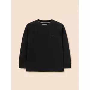 [BEANPOLE KIDS] [Essential] 세미오버핏 뉴 베이직 티셔츠  블랙 (BI6841UE55)