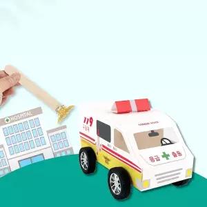 TBZ DIY744 자석자동차만들기 구급차