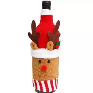 성탄절 크리스마스 와인 주머니 산타 크리스마스 와인 장식 루돌프