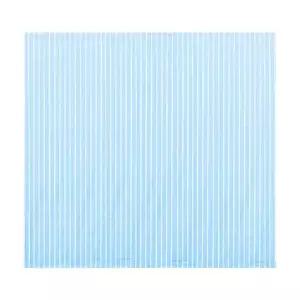 테클라 이불커버 PPD-IBS(240x220cm) 퍼케일 더블 듀벳 아일랜드 블루 스트라이프 이불커버