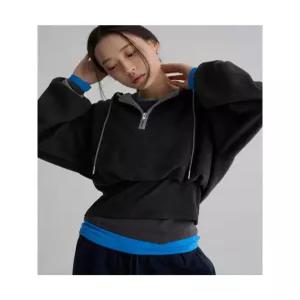 에잇세컨즈 레이어드 후드 후리스 반집업 애쉬 356141SMA4 5919856