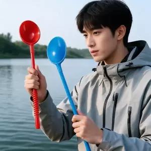밑밥주걱 떡밥주걱 원투주걱 일체형 ABS 낚시용품 채비 민물 낚시 ...