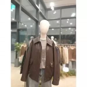 이월수량 [온앤온] 루즈핏 블루종 페이크레더 점퍼 NJL5WMQ06 2805523