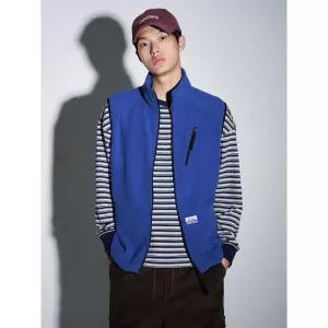 에잇세컨즈 컬러 플리스 베스트 블루 454X36LQ1P 4496765