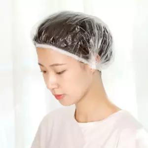 50P 비닐 염색 염색용 비닐 모자 캡 헤어 미용실 소모품 캡 일회용 셀프 염색