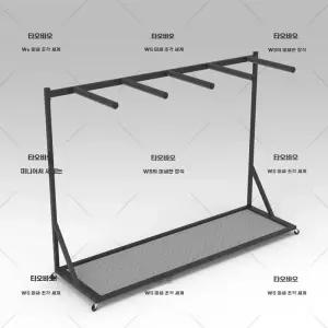 스키 거치대 전시 디스플레이 80x40x180CM 브래킷 렉