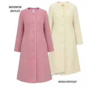 MD 울 알파 부클 A 라인 코트 MD MYDAWL0800CJ