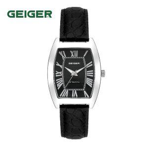 [가이거](GEIGER) 남성 가죽 시계 GE1242WBBK M