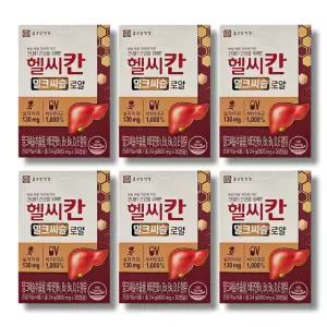 종근당건강 헬씨칸 로얄 밀크씨슬 30캡슐 6박스