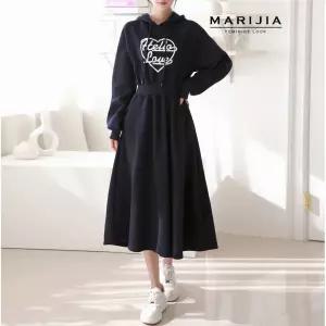 [MARIJIA] 하트 후드 기모 원피스_MOPA41081