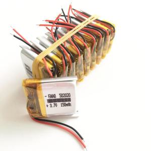 리튬 LiPo 충전식 배터리 50Mp3 GPS 전자 부품 스마트 워치 블루투스 3.7V 150mAh 10 개