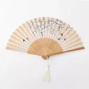 수수픽 화접도 접이식 부채 전통소품