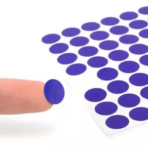 원형 군청 스티커 10mm 10매 도트스티커 표시스티커