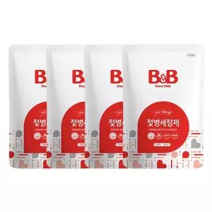 비앤비 젖병세정제 액상형 리필형 500ml -4개