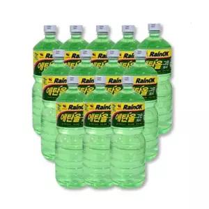 다미겨미 불스원 에탄올 워셔액 1800ML 12개 그린 자동차 벌레자국제거