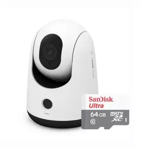 IPTIME C500GS+64GB 가정용 홈카메라 스마트폰 원격제어 CCTV 베이비 홈캠 des