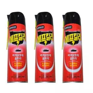 에프킬라 바퀴 스프레이 울트라 500ml 3개