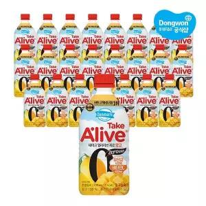 [동원] 덴마크 테이크 얼라이브 제로 망고 500ml x 24개