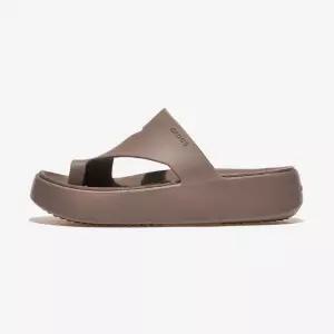 크록스 CROCS GETAWAY PLATFORM TOE LOOP 겟어웨이 플랫폼 토우 루프 CRS210834/TRUFFLE