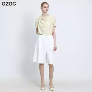 [오조크(OZOC)] 스판 뒷밴딩 반바지 (택가격 114000원)