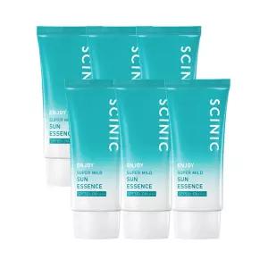 [T쇼페] 싸이닉 엔조이 슈퍼 마일드 수분 선에센스 50ml / 저자극 선크림 차단제 6개