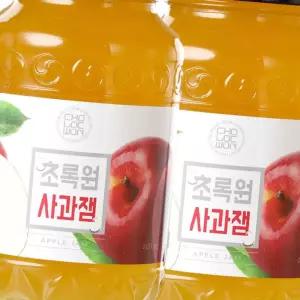 (올핀)사과잼 2kg(1kgx2병) 초록원