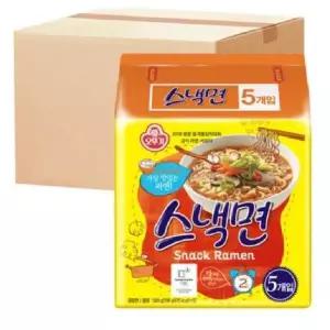 [셀러허브]오뚜기 스낵면 멀티팩 108g 5개 x 8팩 40봉 1박스 간편식 학교 단체 행사 야유회 (S41269459)