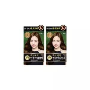 [셀러허브]리엔 흑모비책 크림 염색 밝은갈색 x 2개 (S50911120)