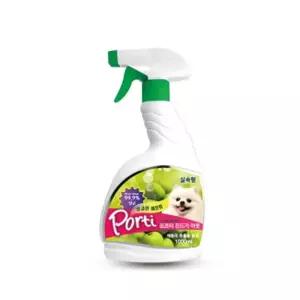 포르티 진드기제거제 반려견 강아지 탈취제 애플향 1000ml