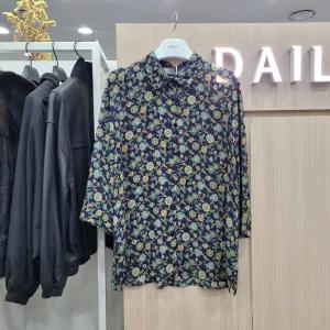 [모다아울렛][데일리스트][세정_인디안여성복]프린팅 인견 블라우스MDBNL4M424101_GN_GN
