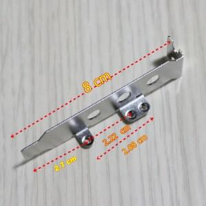 노트북 미니 PCI 익스프레스용 로우 프로파일 브래킷 포트 배플, 무선/WAN/3G 카드용 데스크탑 8cm